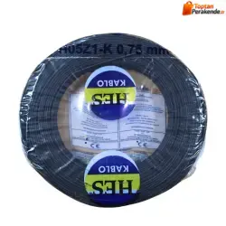 Hes Nyaf Kablo 0,75 mm² Siyah ( H05Z1-K )